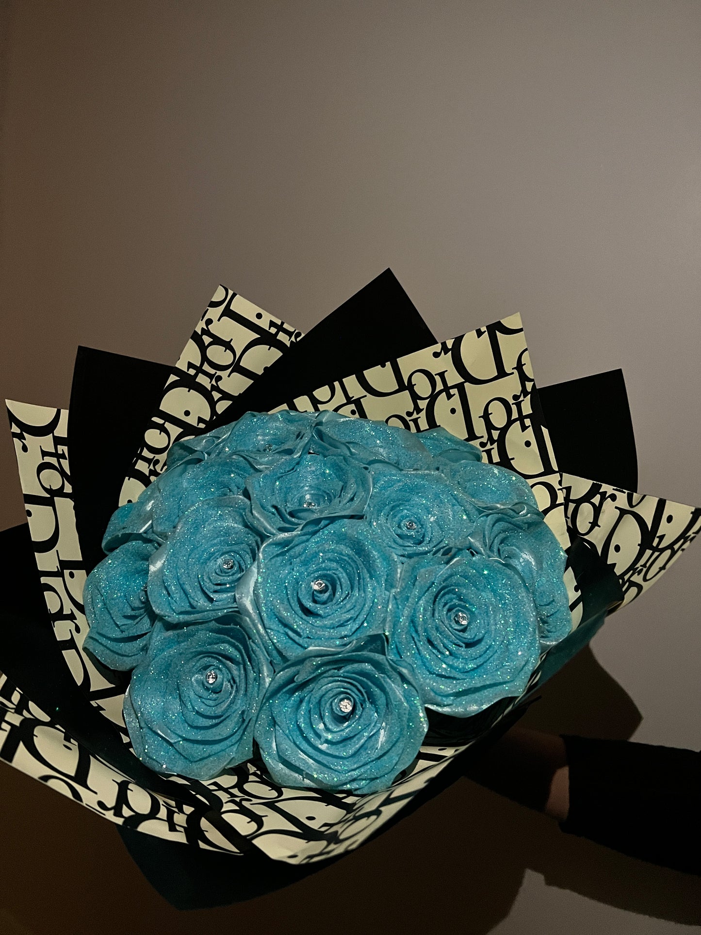 Ocean Bliss Eternal Rose Bouquet