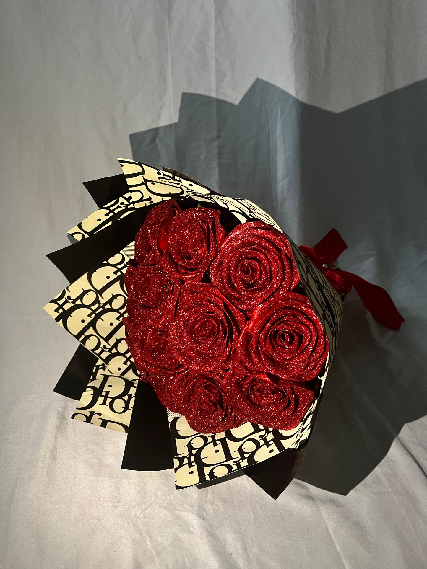Glitter Ramo Buchon, Eternal Rose Bouquet, Ever Lasting Roses, Romantic Bouquet, Princess Bouquet, Birthday Gift, Anniversary Flowers