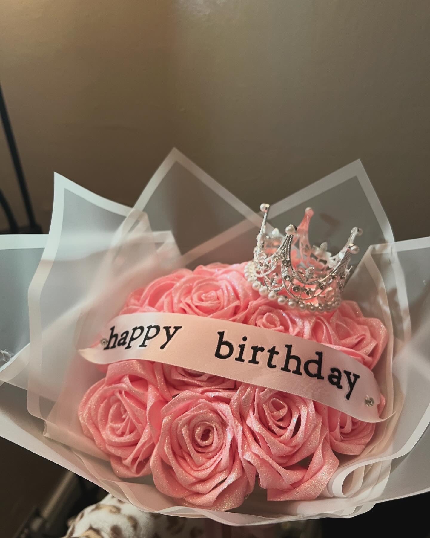 Glitter Pink Roses, Eternal Rose Bouquet, Ever Lasting Roses, Romantic Bouquet, Princess Bouquet, Birthday Gift, Anniversary Flowers
