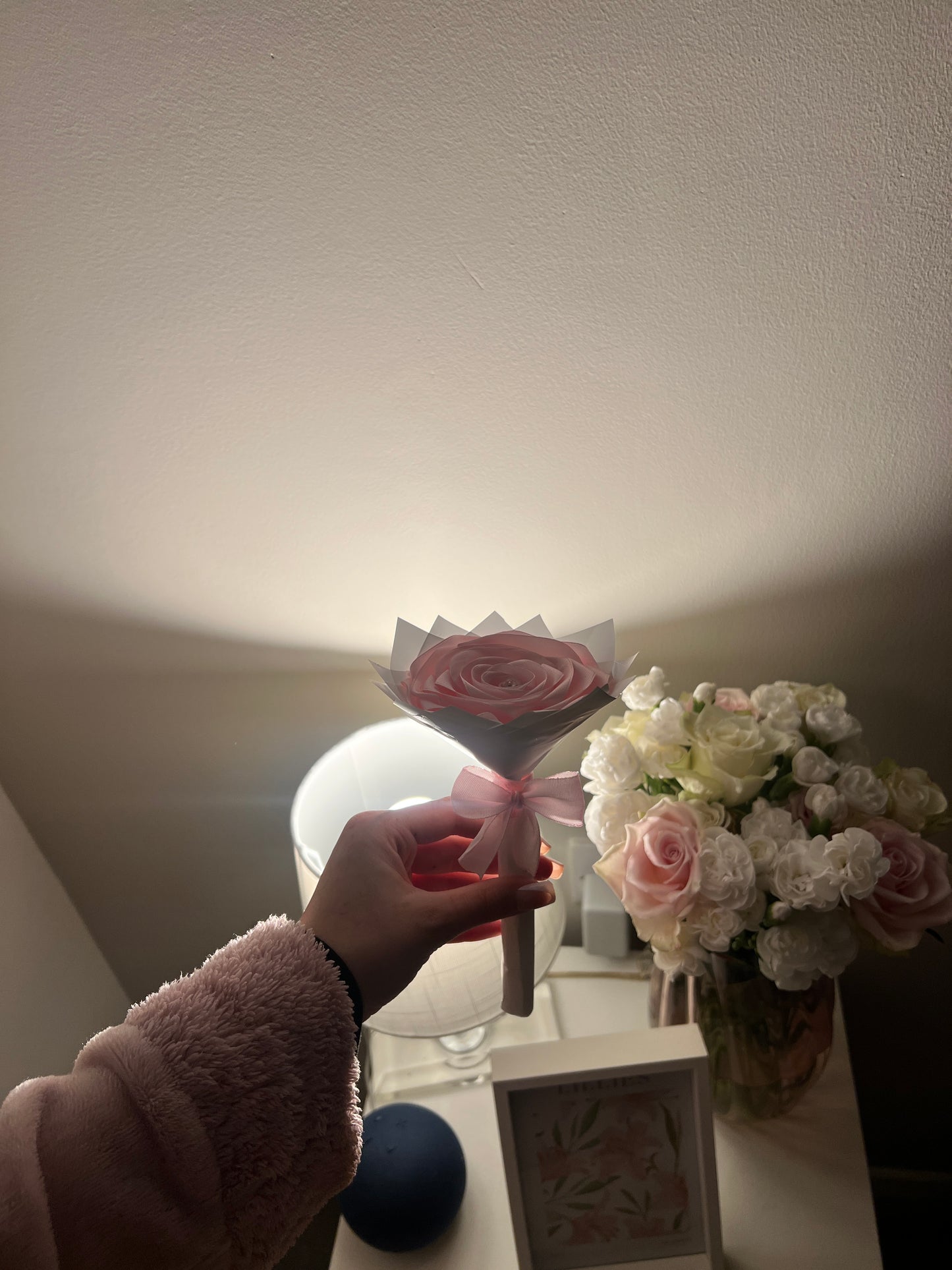 Baby pink single roses🌸