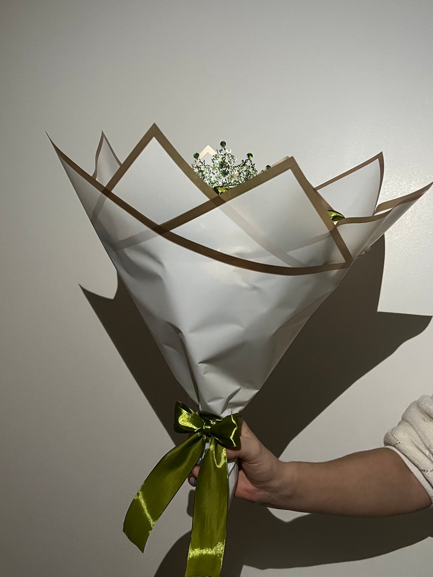Enchanted Emerald Eternal Rose Bouquet | Princess & the Frog Theme | Handmade Luxury Flowers | Everlasting Gift for All Occasions