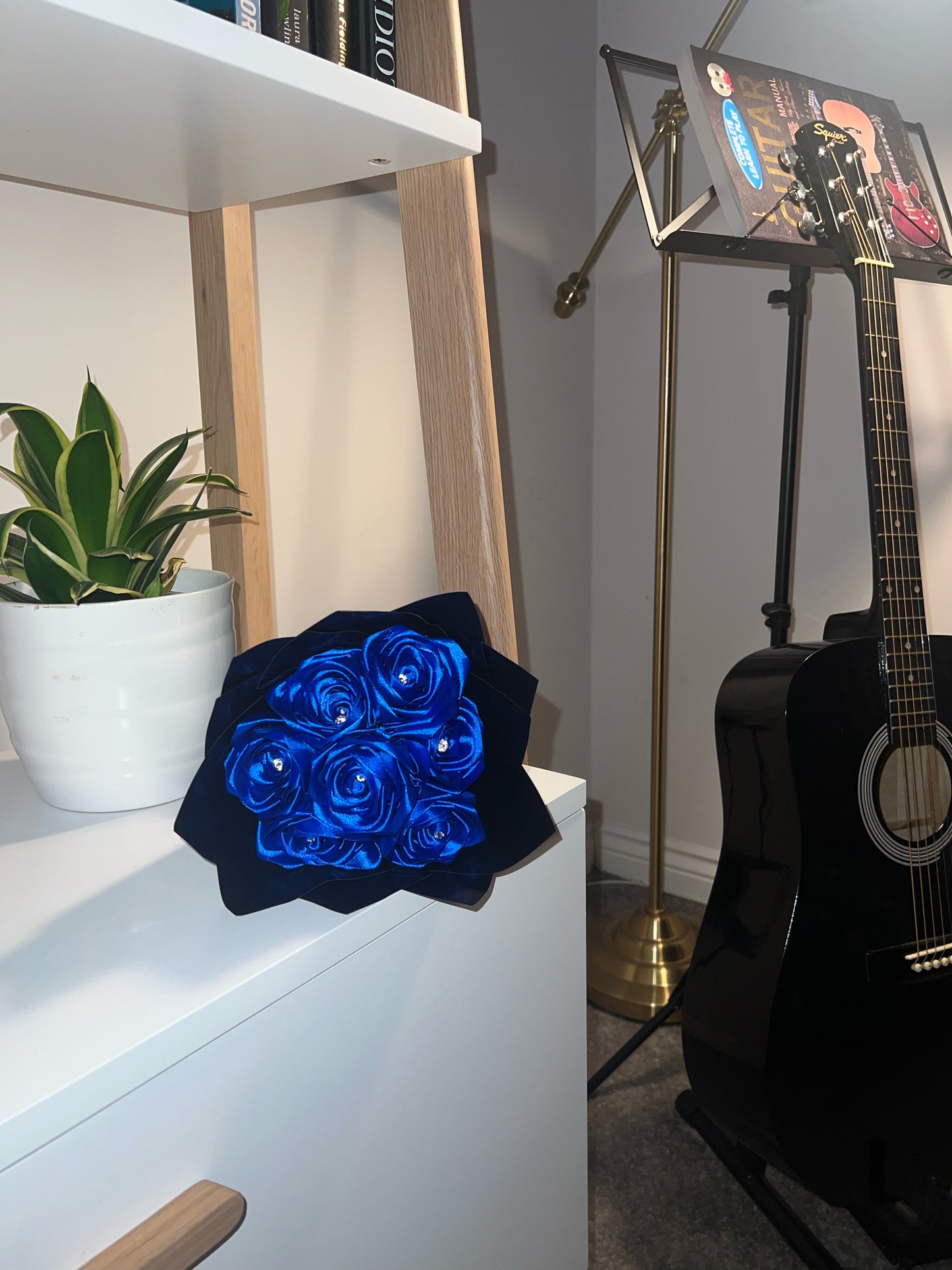 💙Midnight Sapphire Eternal Rose Bouquet💙